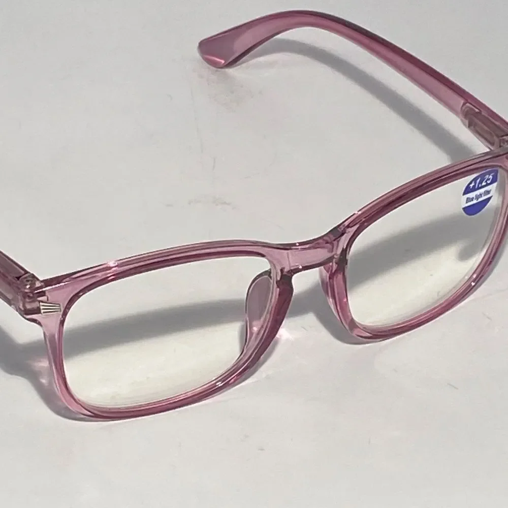 1477 Colette 1.25 Raspberry Reading Glasses Soft Butterfly Readers NWT